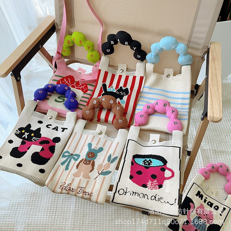 Mobile phone bag, versatile small bag, fashionable and unique girl's shoulder bag, crossbody bag, portable handbag