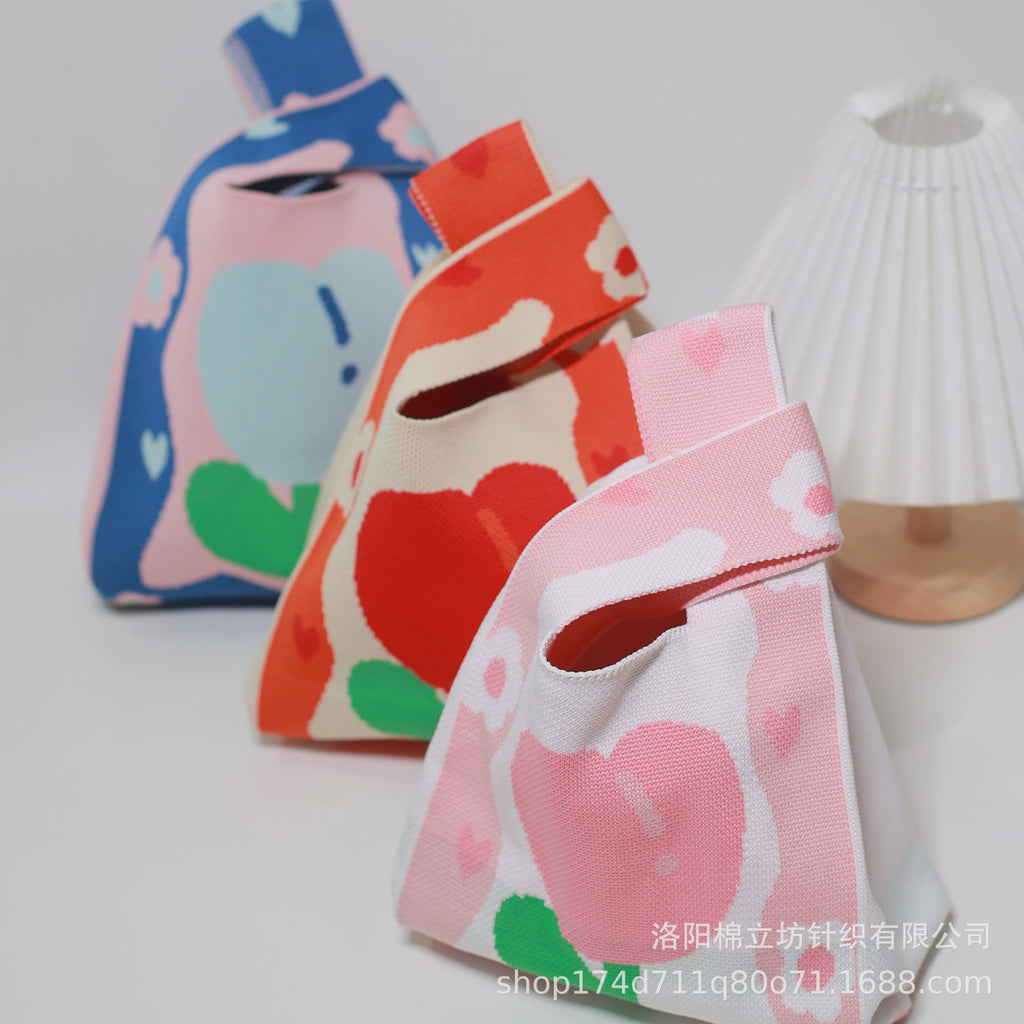 Teacher's Day gift bag, tote bag, handbag, knitted bag, bucket bag, canvas bag, versatile handbag, women's bag